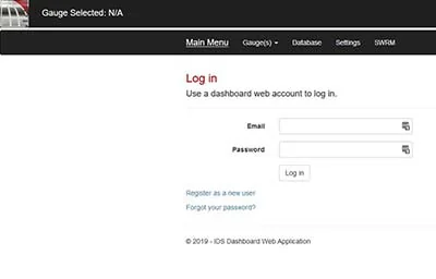 Dashboard Web screenshot